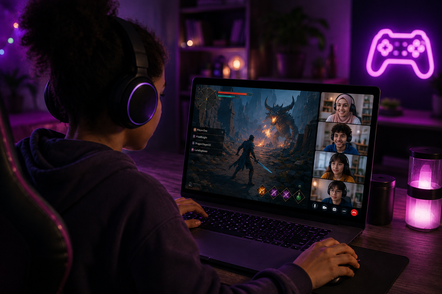 Gaming experience at Co-op & Code